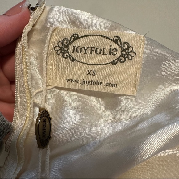 New joyfolie maia impact dress in cream tulle high low Ballgown wedding dress - Picture 8 of 16